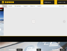 Tablet Screenshot of en.sunen.eu